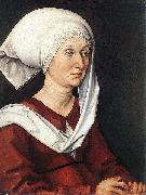 Albrecht Durer Portrait of Barbara Durer painting